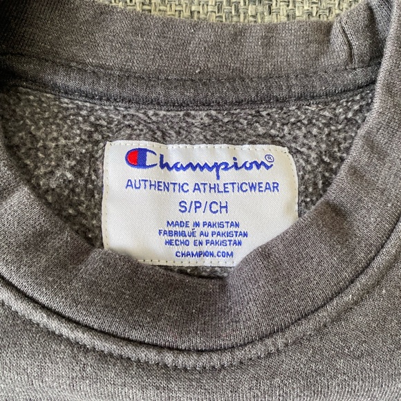 Champion Gray Crewneck Sweatshirt Sz.S - Picture 2 of 5